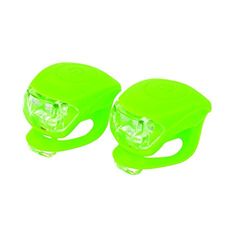 Dresco 5251207 Zestaw oświetlenia rowerowego Silikon Zielony