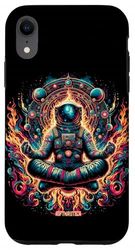 Psychedelic Astronaut Cosmic Deity Case for iPhone XR