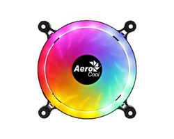 Watio Wave Ventilateur auxiliaire : ventilateur de 12 cm, éclairage RVB, flux d'air élevé, faible bruit, design compact, idéal pour améliorer le refroidissement du PC