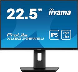 iiyama XUB2395WSU-B5 23 inch IPS (sRGB: 102%, NTSC: 72%) Slim Bezel, 4ms, 1920x1200, HDMI/DP/VGA, 2 x USB, Height Adjustable Stand