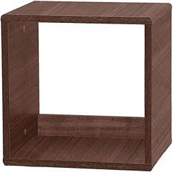 Iris Ohyama, Houten kast / ruimtebesparend / houten plank / opbergeenheid / locker, Eenvoudige montage, eenvoudig en design., Kantoor, Woonkamer - QR Box - QR-34 - bruin