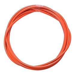 cyclingcolors Remslang voor fiets, 5 mm, universele kabel, MTB, straat, stadsinleg, performance, 3 m (oranje)