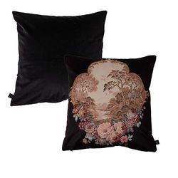 Chic Home Housse en Velours Nature Chic 45x45 cm