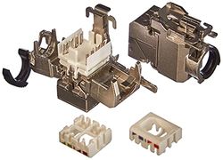 Telegärtner AMJ-SL Module CAT 6A T568B, Extra Short, Twin Pack (VPE 2)