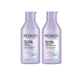 REDKEN Blondage High Bright, Shampoo & Conditioner Duo Set, For Darkened And Dulling Blonde Hair, 300 ml