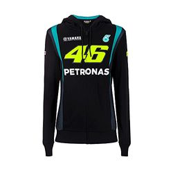 Vr46 Petronas 46 Yamaha sweatshirt voor dames, zwart, maat XS