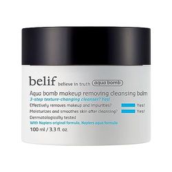 Belif Aqua Bomb Makeup Removing Cleansing Balm 100 ml I Moisturising Cleansing Balm I Removes Makeup Gently and Effectively