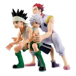 ICHIBANSHO FIGURE - Hunter x Hunter - Gon x Killua x Hisoka (Greed Island), Bandai Spirits Revible Moment Statue de Collection
