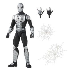 Spider-Man Hasbro Marvel Legends Series - Figura de acción Spider-Armor MK I - Incluye 4 Accesorios: 2 Manos adicionales y 2 Accesorios con Efecto de teleraña, F3698