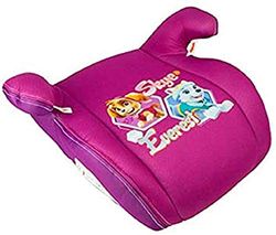 Paw Patrol Pink Child Booster Seat with The Characters Skye and Everest. Very Comfortable with a 3 cm Washable Cover. ECE R44/04 Approved.