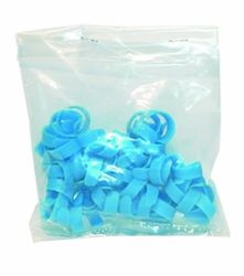 Fripac-Medis Replacement Clips for Spiral Curl Rollers Large/Blue 50-Piece