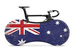 Velo Sock Cykel inomhusöverdrag för förvaring och transport, elastiskt smutsskyddstyg, cykelresskydd med snäppfästen, flera mönster, snyggt tillbehör – Australia
