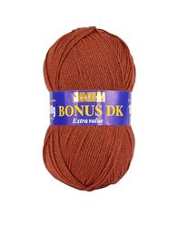 Hayfield Bonus DK Double Knitting Yarn, Mahogany (563), 100g by Sirdar