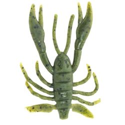 Berkley Gulp, Saltwater Crabby; Realistiskt krabbbete i mjukplast för saltvattensfiske infunderat, Doft; Mångsidig riggning för kust och båt; Naturlig fritt fall-aktion, 5cm, vattenmelon