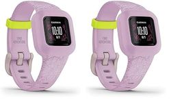 Garmin vívofit jr. 3 - Bracelet connectée pour Enfants, Rose, Âge 6+ (Lot de 2)