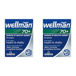 Vitabiotics Wellman 70+ - 30 Count (Pack of 2)