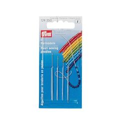 Prym 124350 Aiguilles Broderie Perles, No.10 et No.12, 0,45 x 55 et 0,40 x 50mm