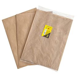 Idena 50059 - Inpakpapier 70x100 cm, 2 vel, 60g/m² sterk papier, kleur kraft, inpakpapier, kraftpapier, verpakking