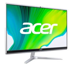 Acer Aspire C24-1650, AIO desktop-pc, 8 GB DDR4, 512 GB SSD, 23,8” IPS FHD LED LCD-scherm, Intel UHD, WiFi, webcam, geen besturingssysteem/draadloos toetsenbord + muis
