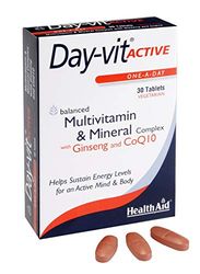 HealthAid Day-VIT Active - 30 Vegetarian Tablets