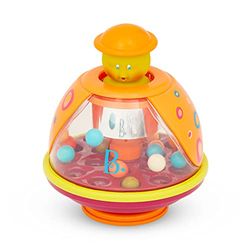 Au Sycomore B. Toys – Poppitoppy – Pelotas brincadoras - Juguetes para niños de 1 año en adelante, Multicolor, 17.8 cm x 14.6 cm (diam.)