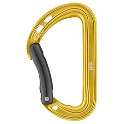 Petzl, Spirit, Kartabiner, Gul, U, Unisex Vuxen
