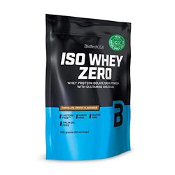 BioTechUSA Iso Whey Zero | Premium Whey Protein Isolate | Grass-Fed | Enzyme-Free | Sugar- and Gluten-Free, 500 g, Chocolate-Toffee