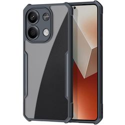 Tumundosmartphone Reinforced Transparent Case with Black Edge for Xiaomi Redmi Note 13 4G