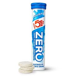 HIGH5 ZERO Electrolyte Tablet - Hydration Tablets Enhanced with Vitamin C - 0 Calories & Sugar Free - Boost Hydration, Performance & Wellness - Neutral, 20 Tablets (20x, Pack of 1)