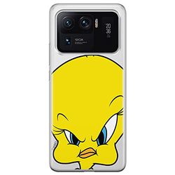 ERT GROUP mobiel telefoonhoesje voor Xiaomi MI 11 ULTRA origineel en officieel erkend Looney Tunes patroon Tweety 002 optimaal aangepast aan de vorm van de mobiele telefoon, gedeeltelijk bedrukt