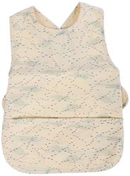 Pippi Uniseks Baby Apron AOP Food Slabbetje, Captain's Blue, One Size, Captain's Blauw, Eén maat