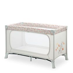 hauck Dream N Play Plus Cuna de Viaje Bebe, Parque Infantil Bebe desde el Nacimiento, Cuna Bebe Viaje con Bolsa de Transporte, Parque Bebe Plegable con Apertura XL Disney Winnie the Pooh Friends