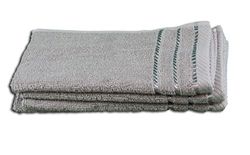 Gözze - Asciugamano per gli Ospiti, Set da 4 Pezzi, Berlino, 100% Cotone, 30 x 50 cm - Tortora