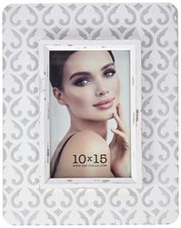 Zep BM2246 Hadrien Wooden Frame White And Grey