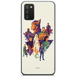 ERT GROUP mobiltelefonfodral för Samsung A02S originalt och officiellt licensierat Marvel mönster Eternals 007 optimalt anpassad till formen på mobiltelefonen, fodral tillverkad av TPU-plast