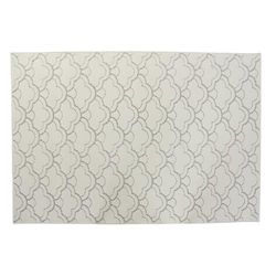 ALFOMBRA POLYESTER 120X180X1 900 GSM NUBES BLANCO