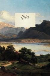 Notes: Lined Notebook Journal with Classical Vintage Art Aesthetic Design, 6x9, Ruled, 120 Premium Pages, 547