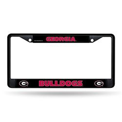 NCAA Rico Industries Standard Chrome License Plate Frame, Georgia Bulldogs