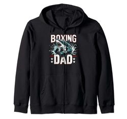 Camiseta de boxeo para el día del padre para amantes del boxeo, divertida camiseta de tiburón Sudadera con Capucha