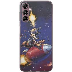 ERT GROUP mobiltelefonfodral för Samsung A14 4G/5G originalt och officiellt licensierat Marvel mönster Rocket 007 optimalt anpassad till formen på mobiltelefonen, fodral tillverkad av TPU-plast