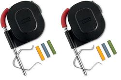 Weber Sonda para temperatura ambiente, para modelos iGrill y Weber Connect Smart Grilling Hub, hasta 315° C, simple abrazadera para sujetarla a la parrilla, 1 pieza - Plata (7212) (Paquete de 2)