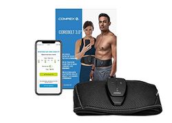 Compex Corebelt 3.0 Elektrische stimulatiegordel voor buik- en lumbale wervelkolom met 6 programma's