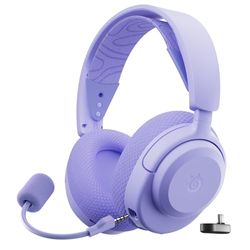 SteelSeries Arctis Nova 3X Wireless Auriculares Gaming multiplataforma - App - Batería 40h - Controladores magnéticos de neodimio - 2,4 GHz/Bluetooth - Micro extraíble - Xbox,PS5,PC, Switch -Lavanda
