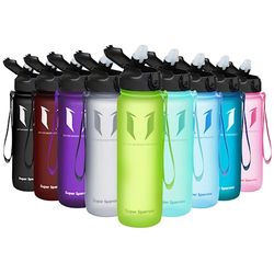 Super Sparrow Gourde Avec Paille - Bouteille - 750ml - sans BPA Tritan - Anti-fuite Reutilisable Pour salle de 'école,Sport