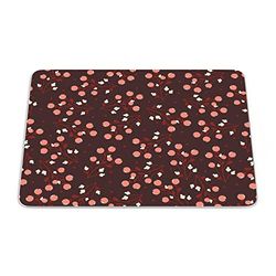 Bonamaison, Tapis de Souris Rectangle Imprimé Numériquement, Fond Antidérapant, pour Bureau et Maison, Taille: 22x18cm