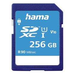 Hama 00123997 SDXC 256 GB UHS-I Class1 C10 533X / 80MB/S Incredibilmente Fast Memory Card