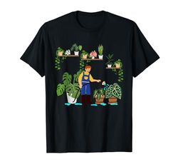 Jardinero Jardinería Divertido Amante de las plantas de interior niñas Mujeres Camiseta