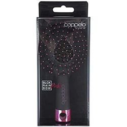 Coppelo Petite brosse à cheveux noir arc-en-ciel rose 0,1 kg