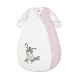 Sterntaler Gigoteuse pour Bébé, Manches Amovibles, Thermorégulation, Fermeture à Glissière, Taille: 110, Emmi Girl, Blanc/Rose
