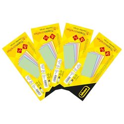 Idena 90277 - Verdeelstroken, 160 stuks geperforeerd, register van 180 g/m² FSC-Mix papier in 4 kleuren, voor school en kantoor